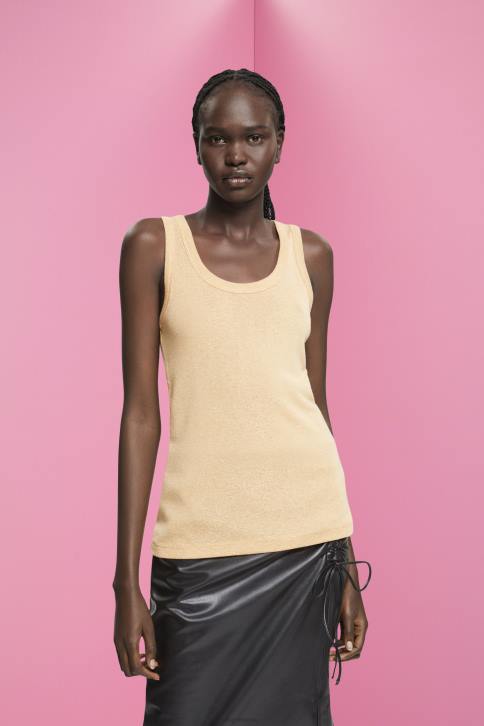 bakas auksas moterys Esprit Blizgantis viršus be rankovių 4D6F404