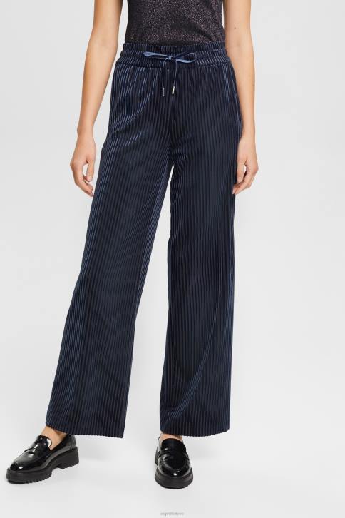 bėgikai karinis jūrų laivynas moterys Esprit plataus kirpimo dryžuoti bėgikai 4D6F423