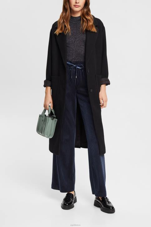 bėgikai karinis jūrų laivynas moterys Esprit plataus kirpimo dryžuoti bėgikai 4D6F423