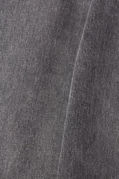 džinsinio audinio juodas vidutinis skalbimas moterys Esprit bananiniai džinsai su asimetrišku juosmeniu 4D6F339