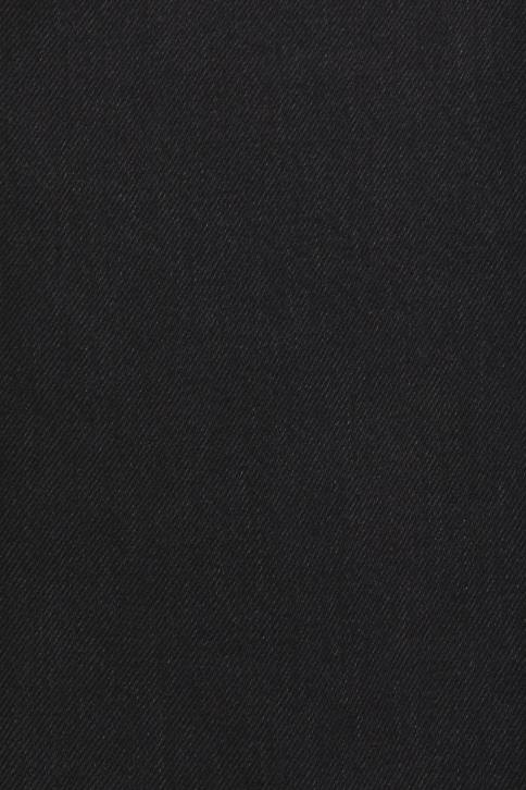 džinsinio audinio juodas vidutinis skalbimas moterys Esprit platūs džinsai su asimetrišku krašteliu 4D6F212