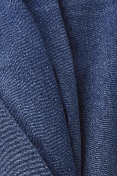 džinsinio audinio mėlynas vidutinis skalbimas moterys Esprit aukštaūgiai tėčio džinsai 4D6F314