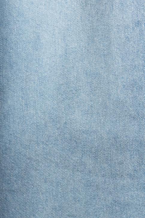 džinsinio audinio mėlynos šviesos plovimas moterys Esprit bananiniai aukšti džinsai 4D6F321