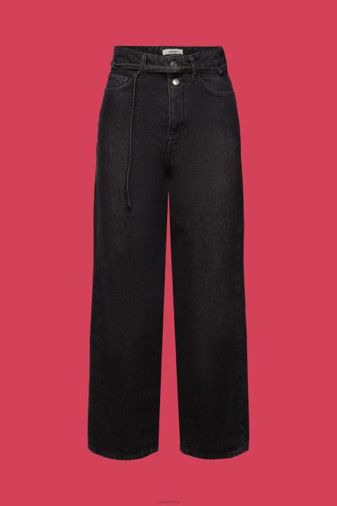 džinsinio audinio pilkas vidutinis skalbimas moterys Esprit tėčiui tinkami džinsai 4D6F87