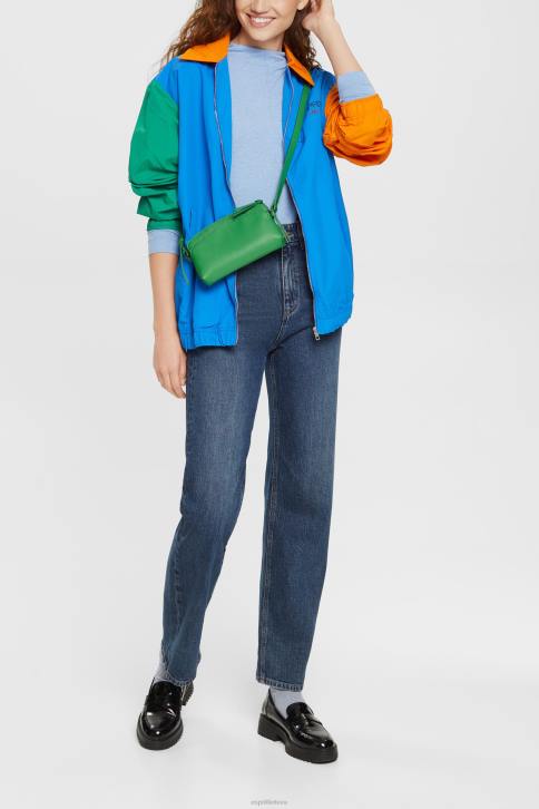 ilga rankovė ryškiai mėlynas moterys Esprit valtelės kaklo viršus ilgomis rankovėmis 4D6F367