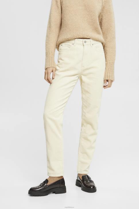 kelnes ir kelnes ledas moterys Esprit mamai prigludusias virvelines kelnes 4D6F252