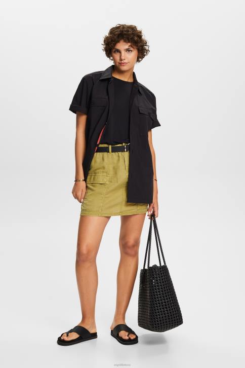 liemenė juodas moterys Esprit viskozės liemenės viršus 4D6F260