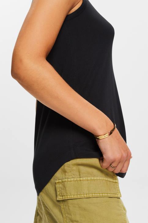 liemenė juodas moterys Esprit viskozės liemenės viršus 4D6F260