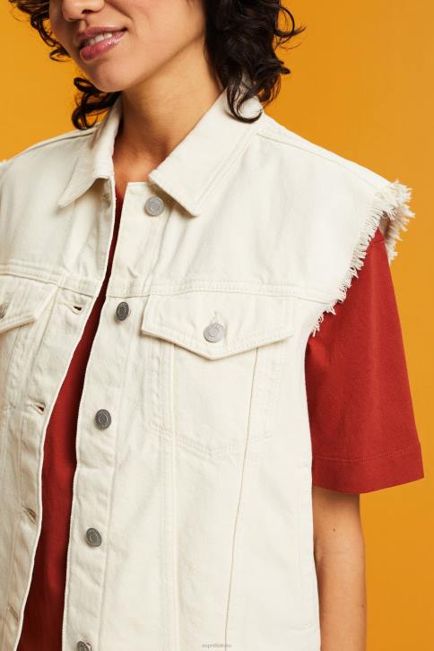 liemenė ledas moterys Esprit nutrinta džinsinė liemenė 4D6F62