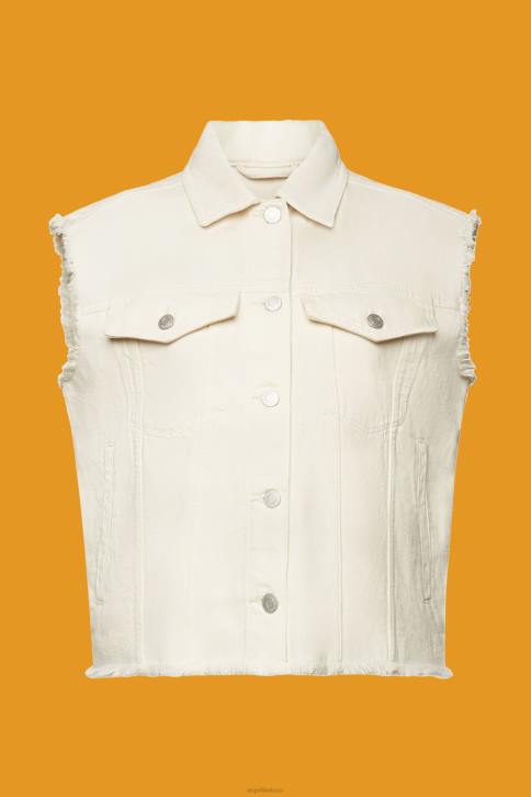 liemenė ledas moterys Esprit nutrinta džinsinė liemenė 4D6F62