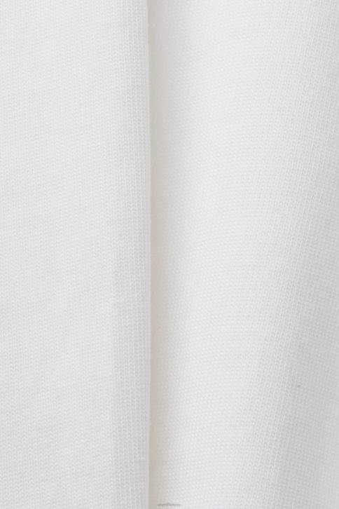 marškinėliai baltas moterys Esprit marškinėliai su trumpu kaklu 4D6F194