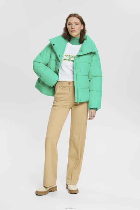 marškinėliai baltas moterys Esprit medvilniniai marškinėliai su atspausdintu logotipu 4D6F142