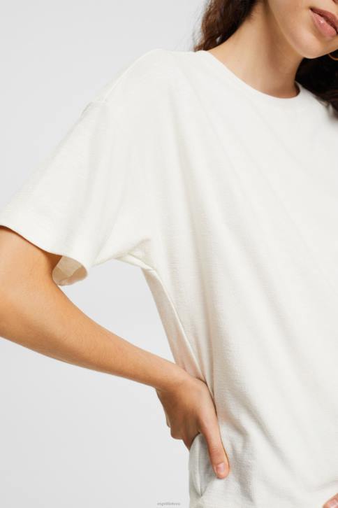 marškinėliai beveik baltas moterys Esprit marškinėliai 4D6F545