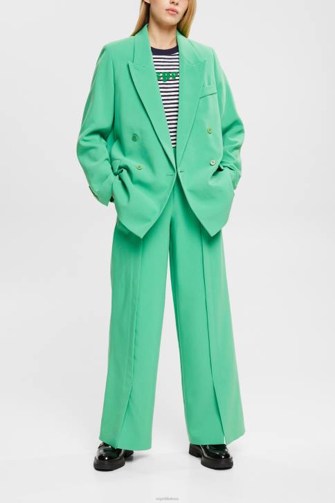 marškinėliai beveik baltas moterys Esprit marškinėliai su dryžuotu logotipu 4D6F537