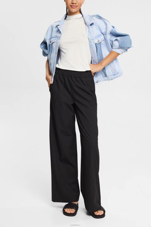 marškinėliai beveik baltas moterys Esprit su tencel: marškinėliai su juostele apykakle 4D6F562