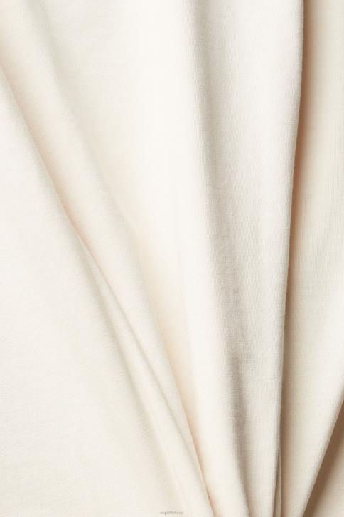 marškinėliai nuogas moterys Esprit marškinėliai su logotipu, tencel mišinys 4D6F441