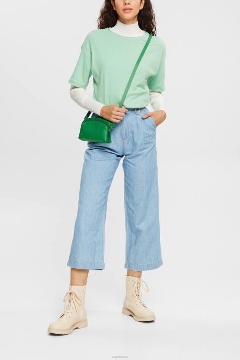 marškinėliai pastelinė žalia moterys Esprit marškinėliai 4D6F546