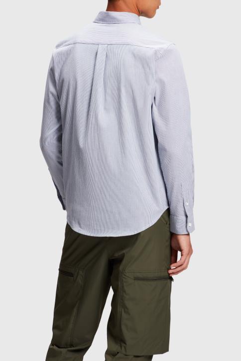 marškiniai mėlyna moterys ESPRIT x Rest & Recreation kapsuliniai oksfordo marškinėliai 4D6F472