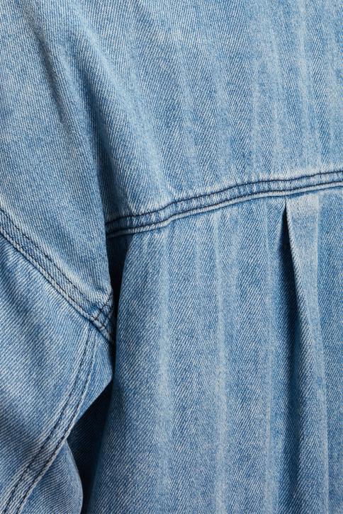 marškiniai mėlynos šviesos plovimas moterys Esprit laisvalaikio džinsiniai marškiniai 4D6F485