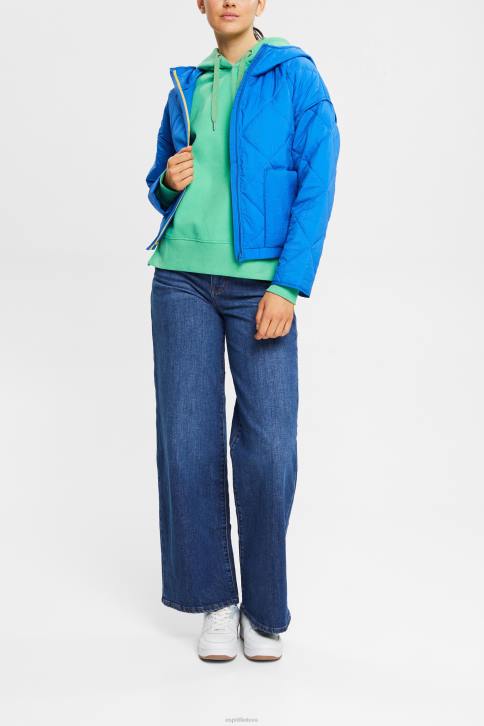 megztiniai ir gobtuvai žalias moterys Esprit megztinis džemperis 4D6F510