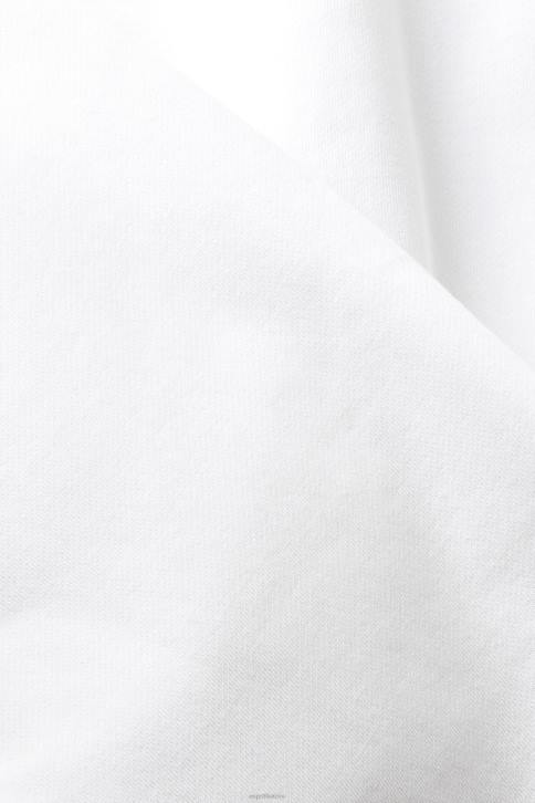 megztiniai ir gobtuvai baltas moterys Esprit apkarpytas megztinis 4D6F153