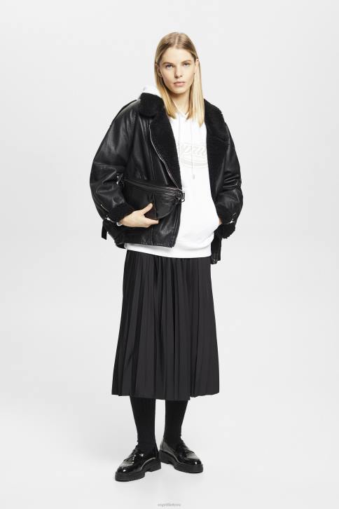 megztiniai ir gobtuvai baltas moterys Esprit logotipu margintas gobtuvas 4D6F168