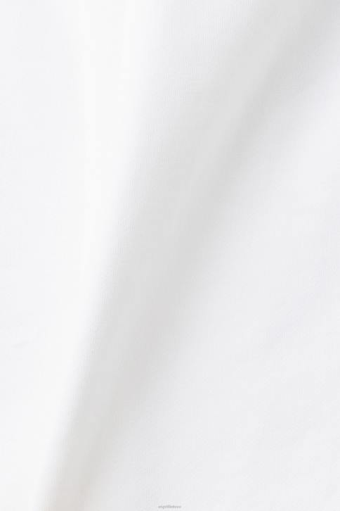 megztiniai ir gobtuvai baltas moterys Esprit megztinis su pusiau užtrauktuku 4D6F159