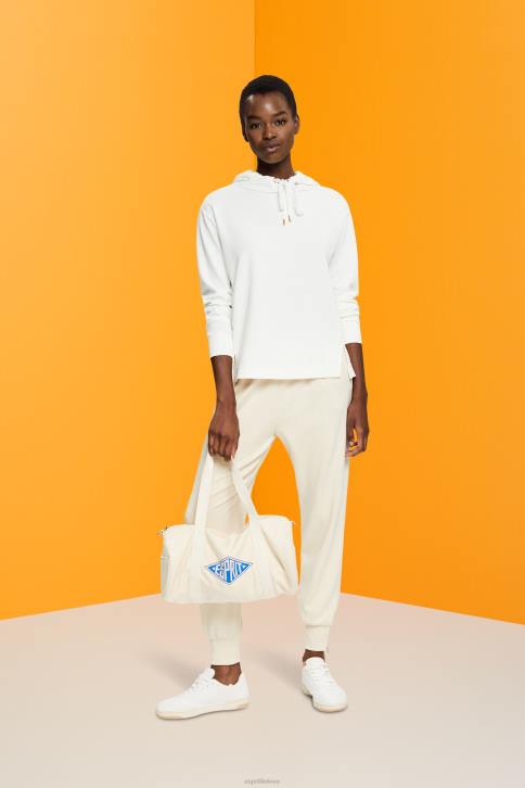 megztiniai ir gobtuvai beveik baltas moterys Esprit logotipu margintas gobtuvas 4D6F558