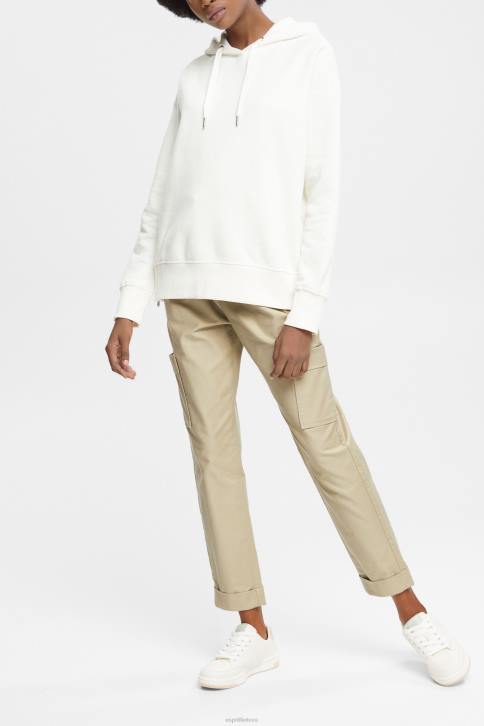 megztiniai ir gobtuvai beveik baltas moterys Esprit megztinis džemperis 4D6F509