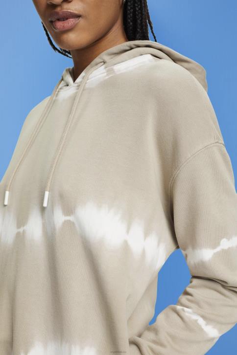 megztiniai ir gobtuvai dulkėta žalia moterys Esprit kaklaraiščio dažų gobtuvas 4D6F296