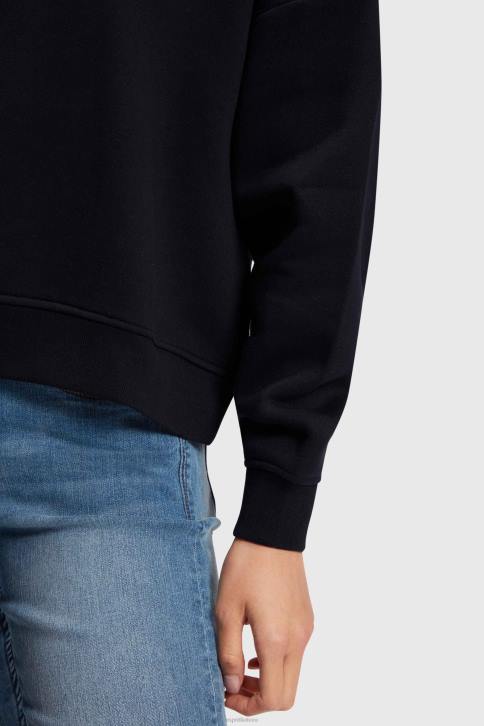 megztiniai ir gobtuvai juodas moterys Esprit Megztinis su logotipu 4D6F463