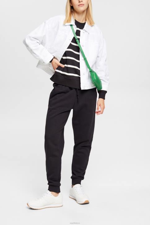 megztiniai ir gobtuvai juodas moterys Esprit dryžuotas megztinis 4D6F521