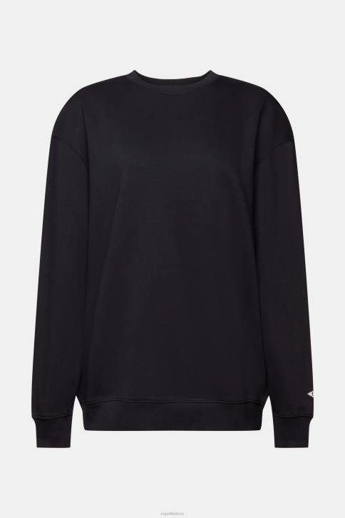 megztiniai ir gobtuvai juodas moterys Esprit medvilnės mišinio megztinis megztinis 4D6F27