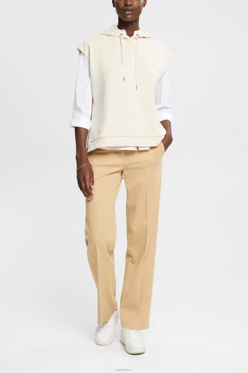 megztiniai ir gobtuvai ledas moterys Esprit gobtuvas be rankovių su skeltukais šonuose 4D6F532