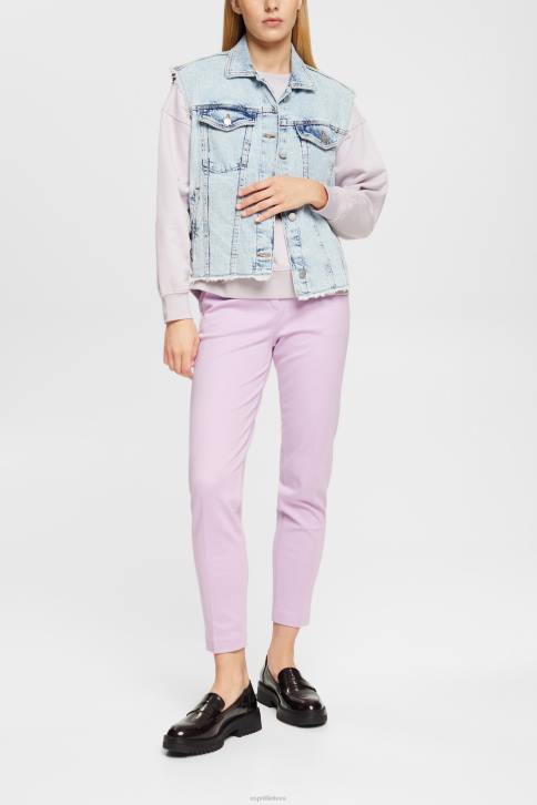 megztiniai ir gobtuvai levandos moterys Esprit atpalaiduojančio stiliaus megztinis 4D6F525