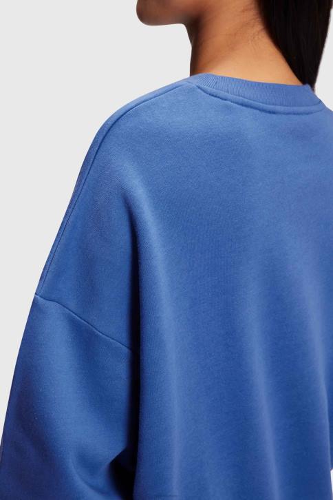 megztiniai ir gobtuvai mėlyna moterys Esprit Megztinis su logotipu 4D6F464