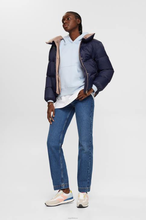 megztiniai ir gobtuvai pastelinė mėlyna moterys Esprit džemperis su kengūros kišene 4D6F351