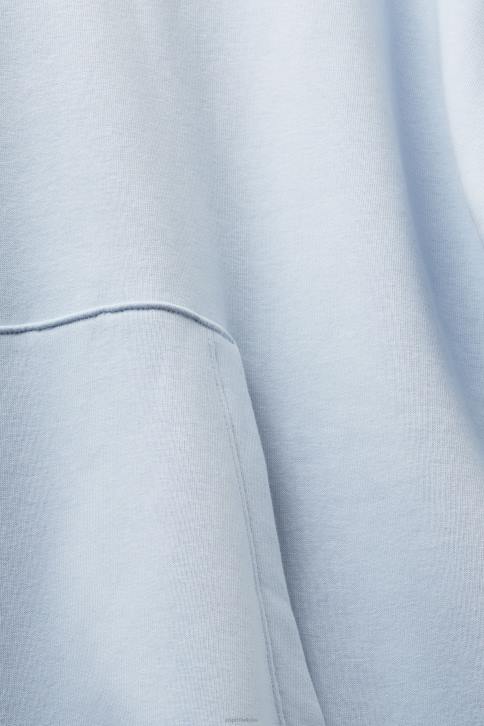 megztiniai ir gobtuvai pastelinė mėlyna moterys Esprit džemperis su kengūros kišene 4D6F351