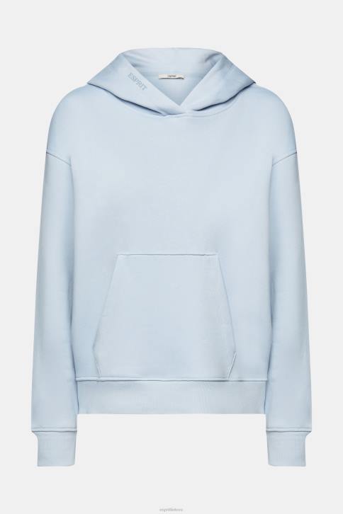 megztiniai ir gobtuvai pastelinė mėlyna moterys Esprit džemperis su kengūros kišene 4D6F351