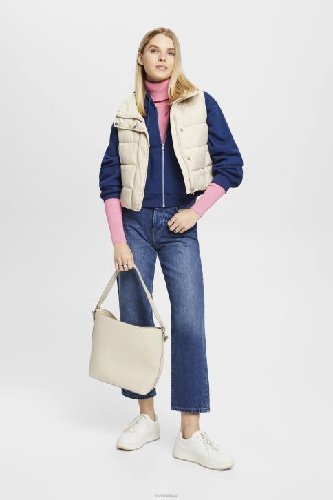 megztiniai ir gobtuvai rašalas moterys Esprit Sutrumpintas gobtuvas su užtrauktuku su logotipo atspaudu nugaroje 4D6F165