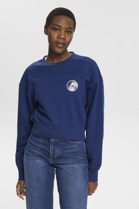 megztiniai ir gobtuvai rašalas moterys Esprit apkarpytas megztinis 4D6F155