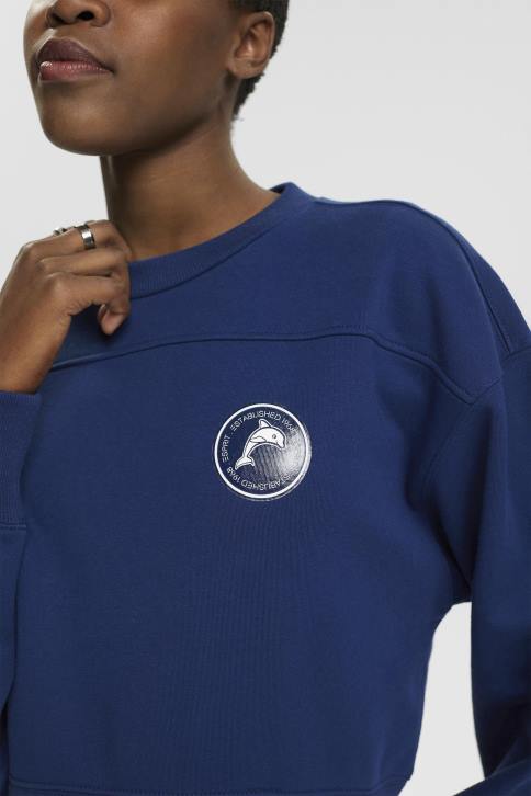 megztiniai ir gobtuvai rašalas moterys Esprit apkarpytas megztinis 4D6F155