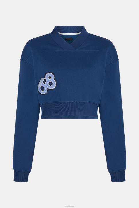 megztiniai ir gobtuvai rašalas moterys Esprit apkarpytas universitetinis megztinis 4D6F419