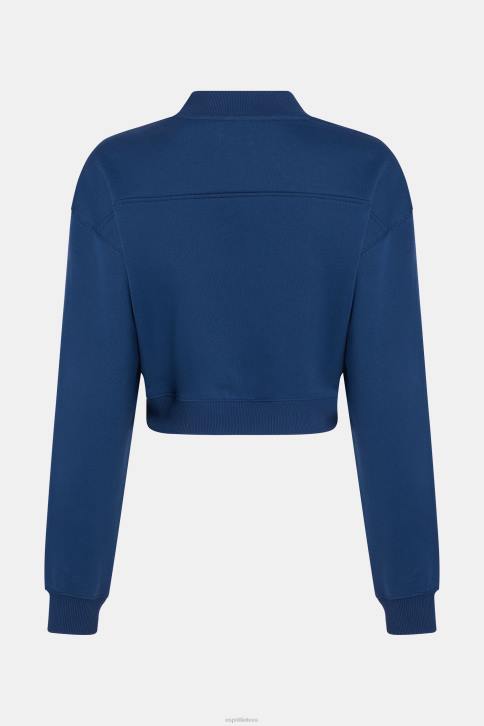 megztiniai ir gobtuvai rašalas moterys Esprit apkarpytas universitetinis megztinis 4D6F419