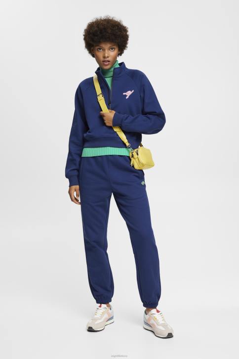 megztiniai ir gobtuvai rašalas moterys Esprit megztinis su pusiau užtrauktuku 4D6F162