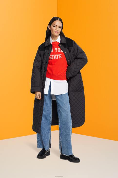 megztiniai ir gobtuvai raudona moterys Esprit teddy borg megztinis koleginis megztinis 4D6F323