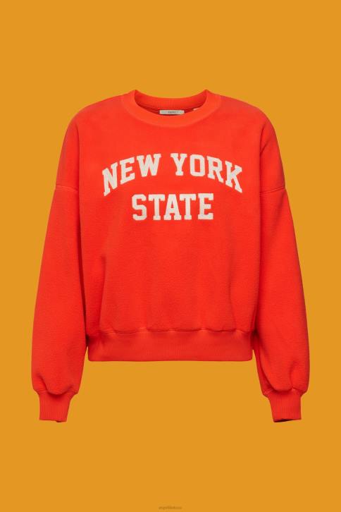 megztiniai ir gobtuvai raudona moterys Esprit teddy borg megztinis koleginis megztinis 4D6F323