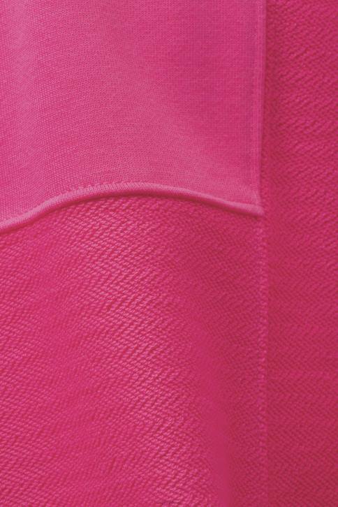 megztiniai ir gobtuvai rožinė fuksija moterys Esprit sutrumpintas kratinys džemperis 4D6F290