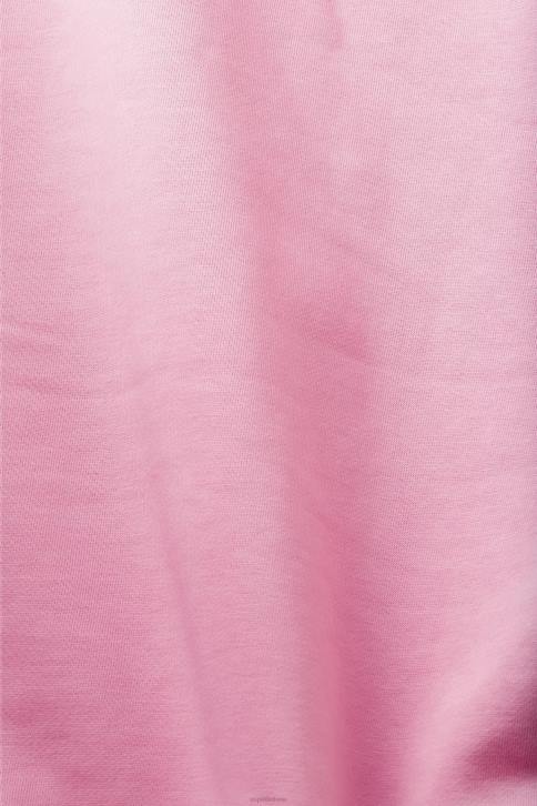 megztiniai ir gobtuvai rožinis moterys Esprit logotipu margintas gobtuvas 4D6F172