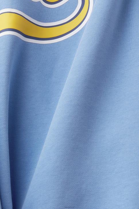 megztiniai ir gobtuvai šviesiai mėlynos levandos moterys Esprit Sutrumpintas gobtuvas su užtrauktuku su logotipo atspaudu nugaroje 4D6F166